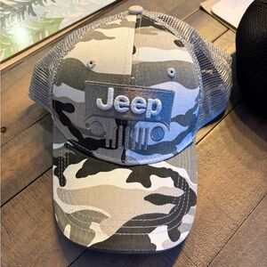 Jeep Gray Camouflage Men's Hat